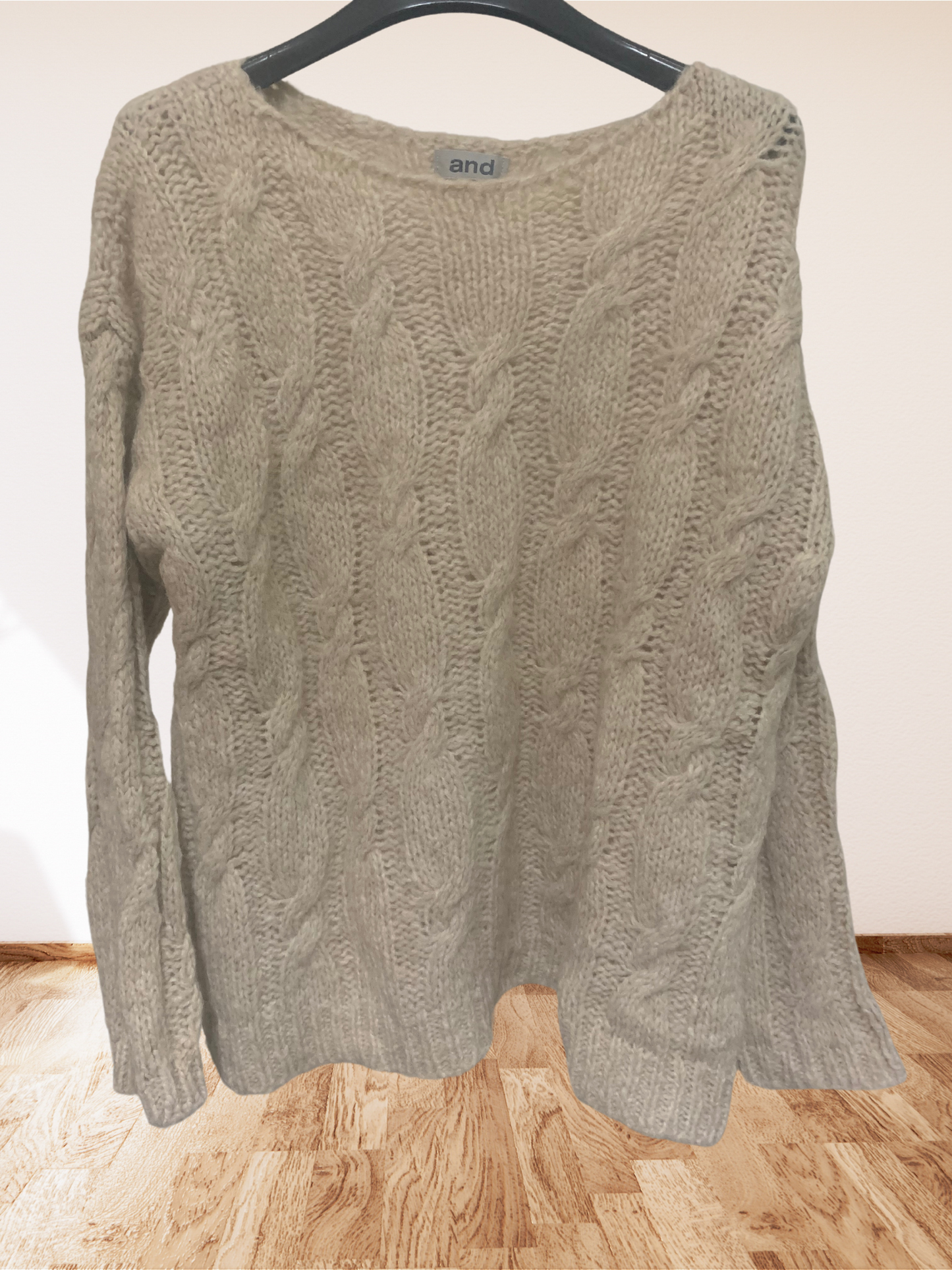 Cream wool sweater