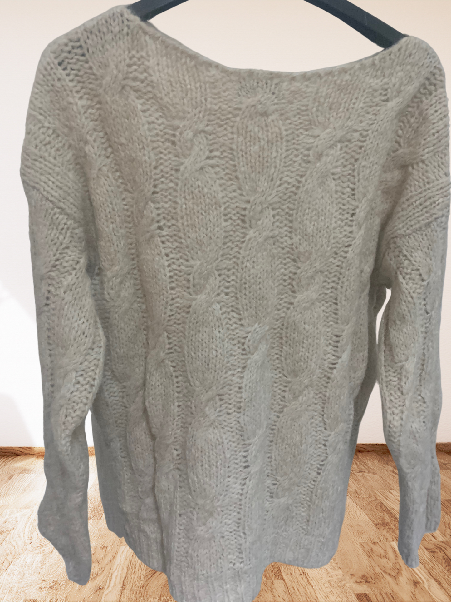 Cream wool sweater