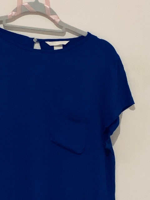 H&M electric blue tunic
