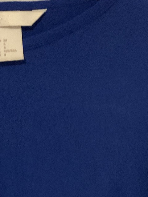 H&M electric blue tunic
