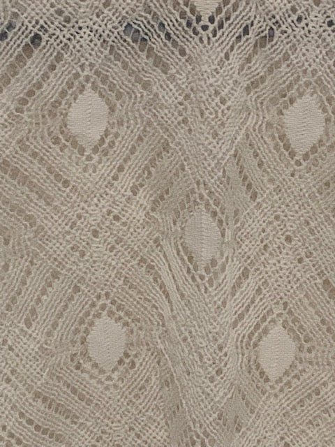 Short Sweater White Lace