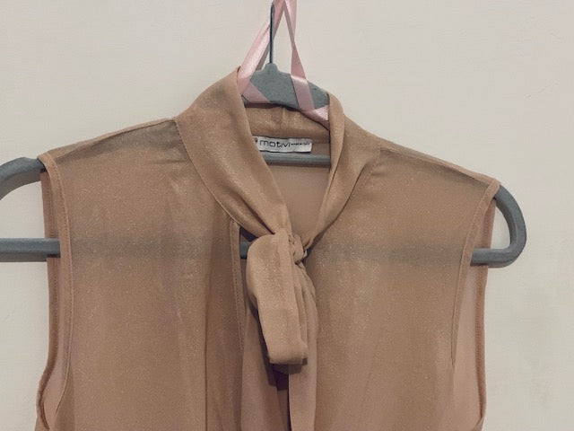 Body Antique pink lamè shirt
