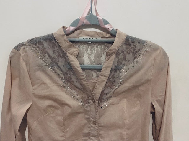 Lace and Glitter Shirt