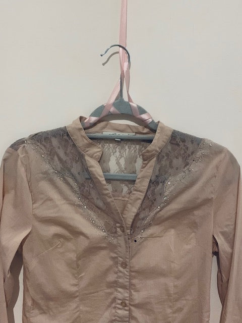 Lace and Glitter Shirt