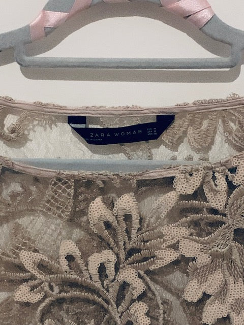 ZARA lace sweater