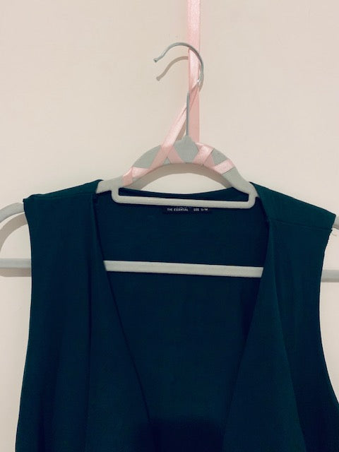 Dark green waistcoat