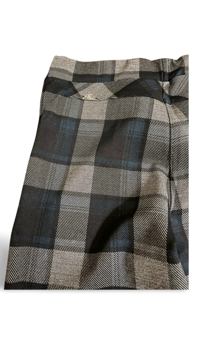 Pantaloni a quadri stile tartan