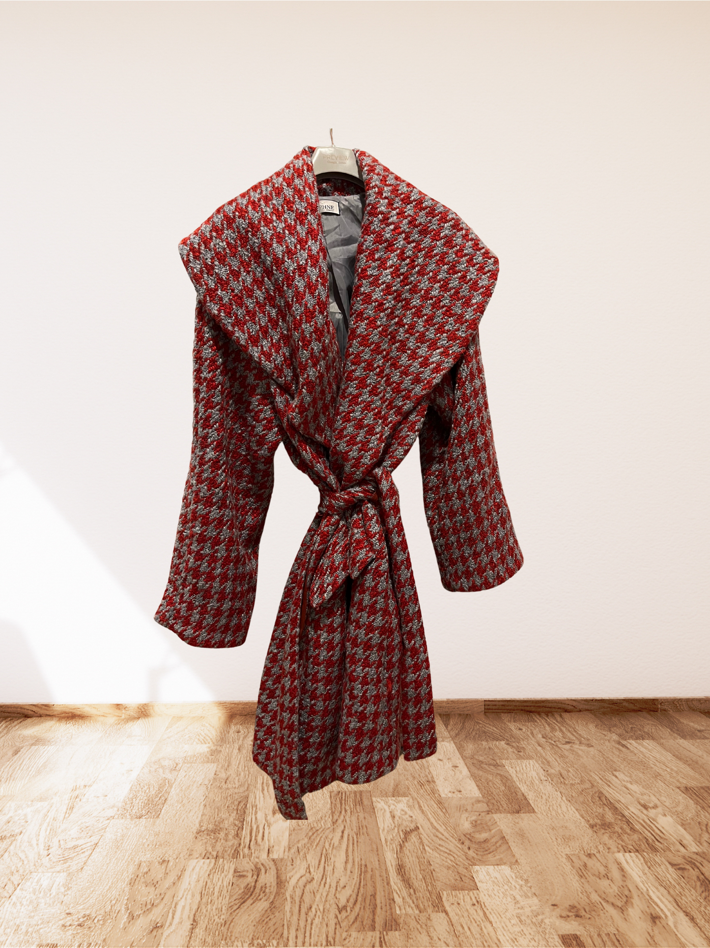 Houndstooth coat