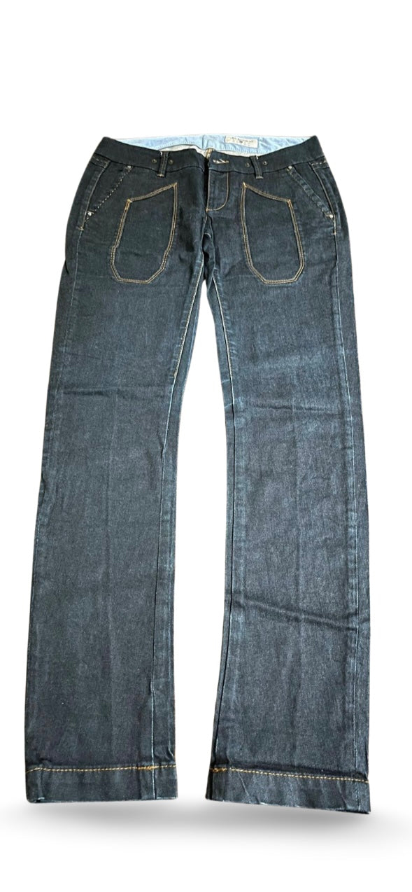 Jeans Grigi Strutturati con Placchetta Brandizzata Jeckerson