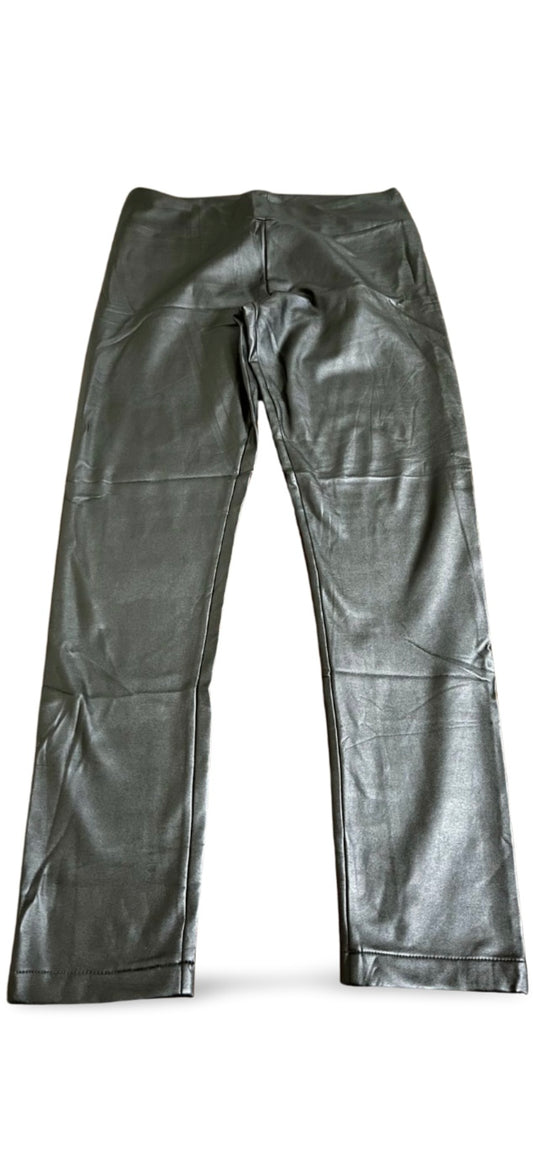 Leather-like trousers