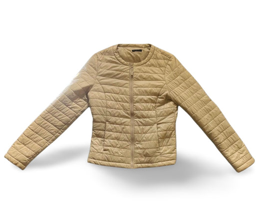 Beige Sisley half-time down jacket