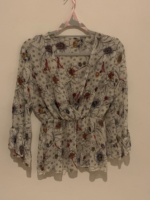 Bucolic floral tunic