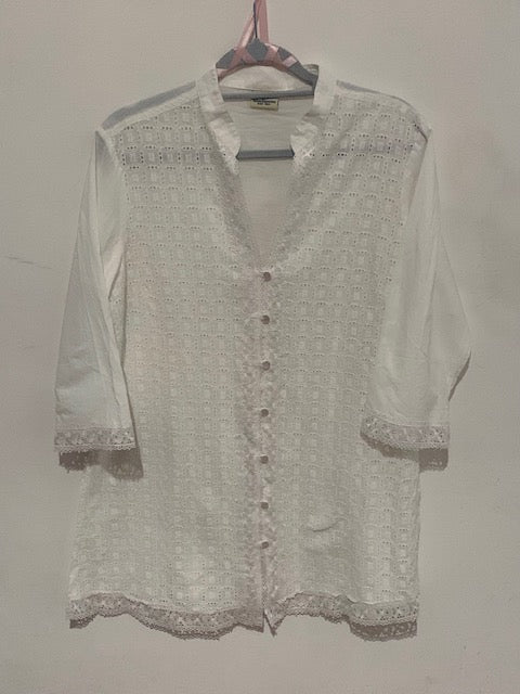 Camicia Lunga/ Caftano Pizzo